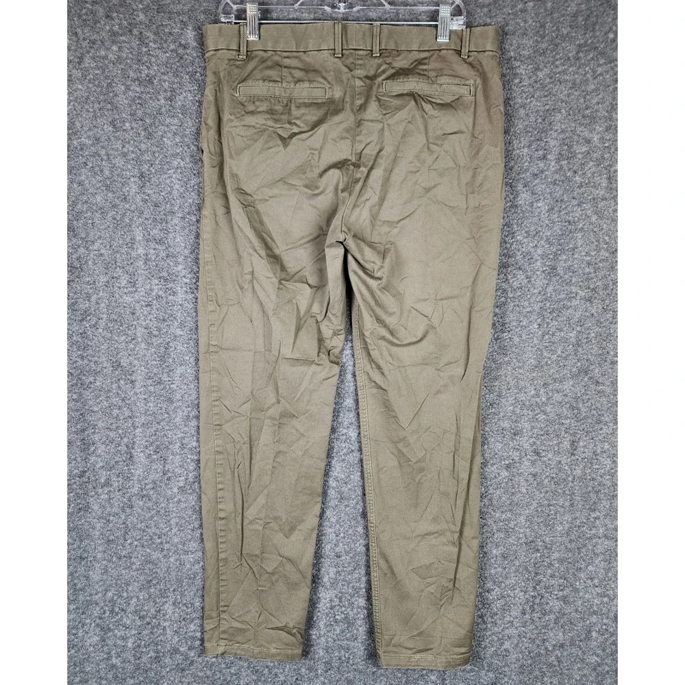 Gap Khakis Pants Women 10R Broken-In Straight Olive Green EUC